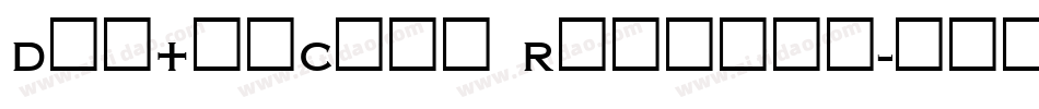 DieterCaps Regular字体转换